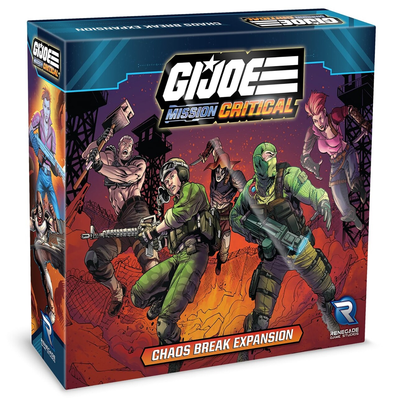 G.I. JOE Mission Critical: Chaos Break Expansion - RPG Game, Dreadnoks Biker Gang, Ages 14+, 2-5 Players, 45-60 Min